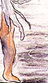 A little Girl runs with her skin on fire