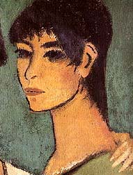 Two Sisters - Painting by Otto Mueller 