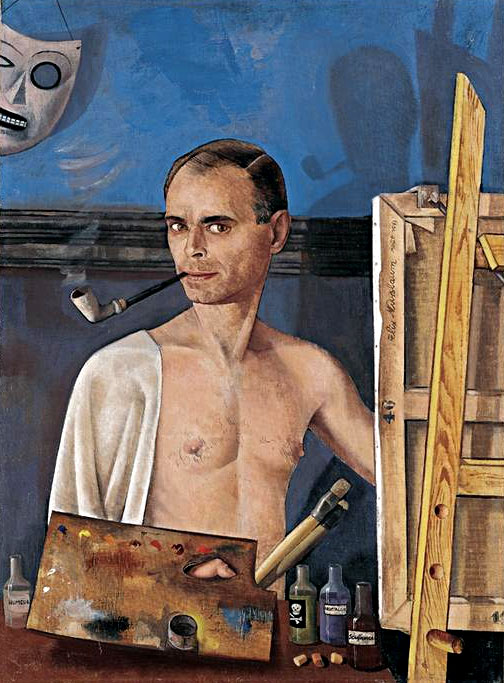 Felix Nussbaum's "Self Portrait." 