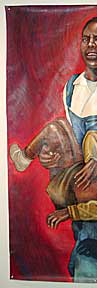1980's anti-Apartheid painting by Vallen