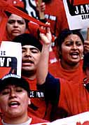 Women played a leading role in the strike
