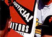The Union logo as street poster