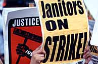 Janitors on Strike!