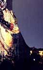 The Artist's projection on a Church in Germany 