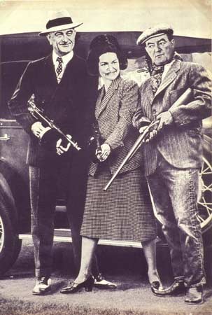 LBJ and Lady Bird as Bonnie and Clyde - anonymous artist
