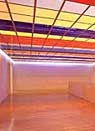 Liam Gillick's ceiling made of plastic.