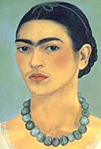 Self portrait by Frida Kahlo