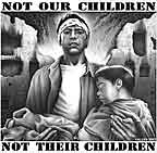 Vallen's drawing, "Not Our Children, Not Their Children"