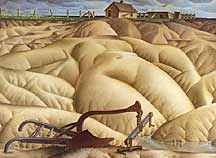 "Mother Earth Laid Bare" painting by Alexander Hogue
