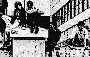 Students at the occupied University