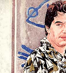 Self Portrait 1978 - Mark Vallen  