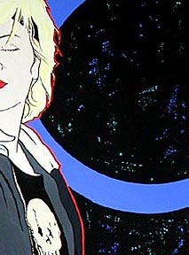 Lorna Doom - Painting by Mark Vallen 1980. All rights reserved 
