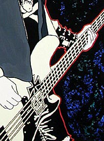 Lorna Doom - Painting by Mark Vallen 1980. All rights reserved 