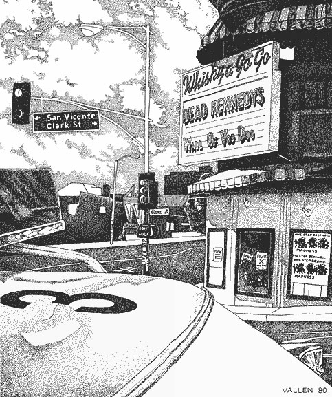 Drawing by Mark Vallen