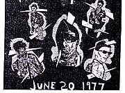 Flyer for the Weirdos at the Whiskey, 1977