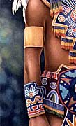 "Aztec" drawing by Mark Vallen 