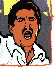 Silkscreen by Mark Vallen 