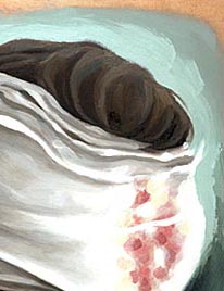 "Iraqi Child" Painting by Mark Vallen 
