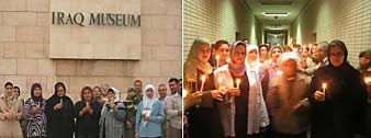 Candlelight vigil in Baghdad, Iraq
