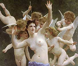 Painting by Bouguereau