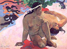 Painting by Paul Gauguin, 1892.