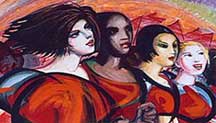 Militant Women - by Philip Stein (detail)