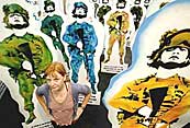 Zanny and her artworks