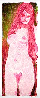 Monotype print by Mark Vallen