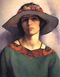 Self-portrait by Mabel Alvarez