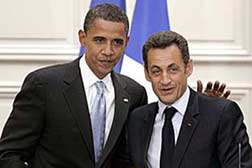 Obama and Sarkozy