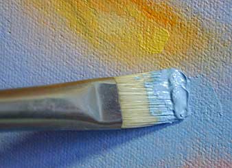 Working on my latest oil paintings