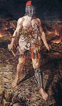 Painting by Rudolf Schlichter