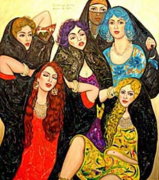 Painting by Wasima Al-Agha
