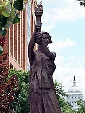 Victims of Communism Memorial statue