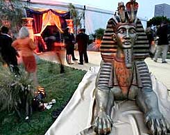 Las Vegas floorshow or museum exhibit? Premiere party for the Golden Age at LACMA (photo by Mario Anzuoni/Reuters)