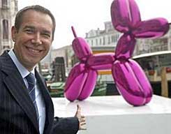 Balloon Dog Magenta and Jeff Koons