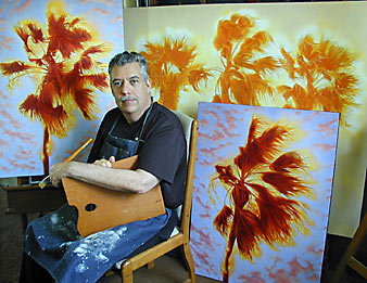 In the studio