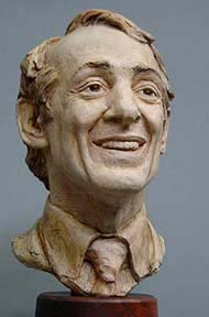 Portrait bust of Harvey Milk by DFH
