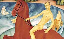 The Bathing of the Red Horse, by Kuzma Petrov-Vodkin