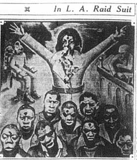 Scottsboro Boys - Portable mural attributed to Philip Guston