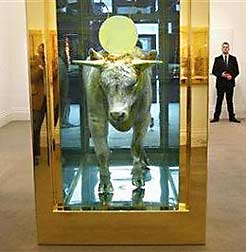 Damien Hirst's Golden Calf