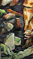 Painting by Sergio Hernandez 