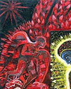 "Our Lady of the Fallen Angels" Painting by Poli Marichal 