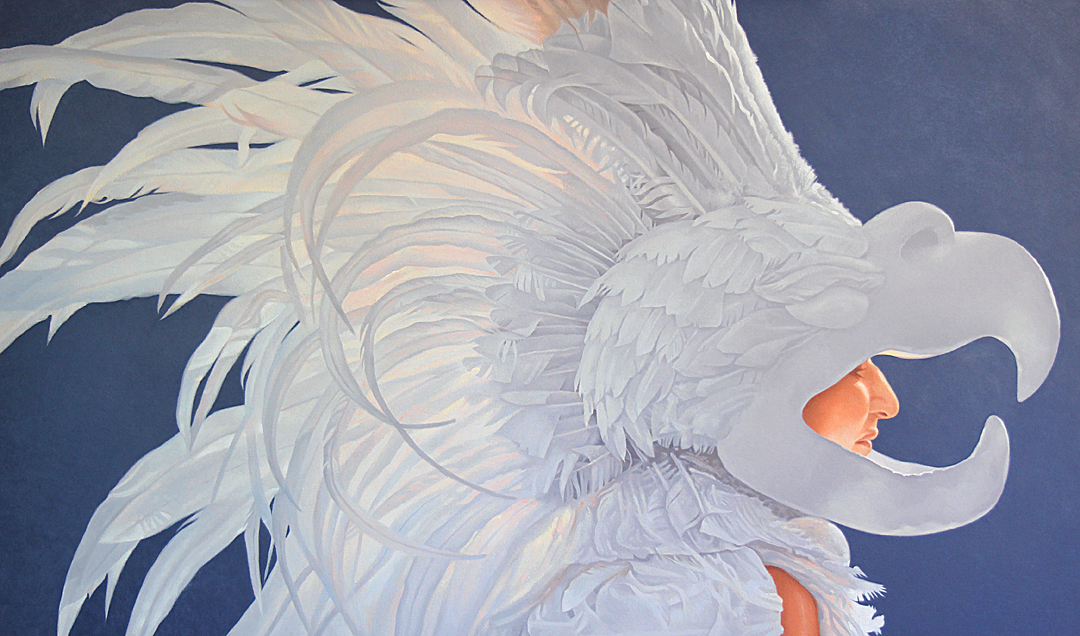 Oil painting by Mark Vallen