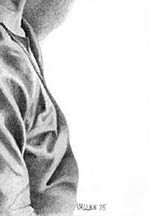 "Vietnam" Drawing by Mark Vallen 1975
